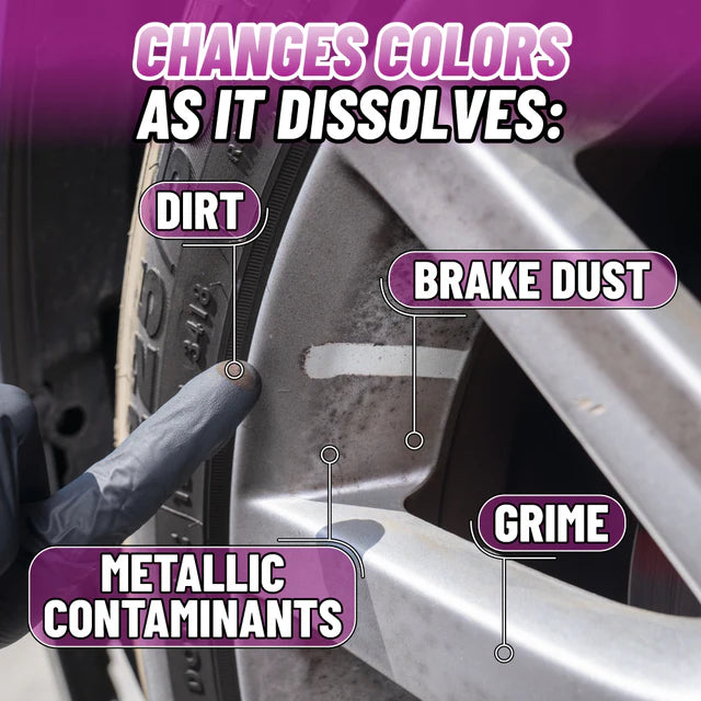 Two Face Colour Changing Wheel Cleaner